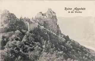 Bild einer Postkarte aus Aggstein