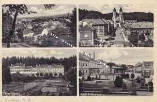 Bild einer Postkarte aus Amstetten