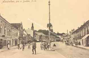 Bild einer Postkarte aus Amstetten