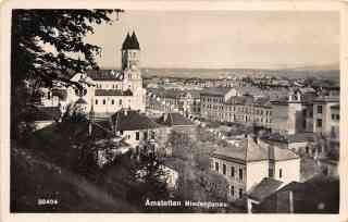 Bild einer Postkarte aus Amstetten