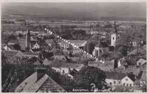 Bild einer Postkarte aus Amstetten