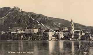 Bild einer Postkarte aus Dürnstein