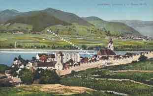 Bild einer Postkarte aus Dürnstein