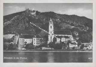 Bild einer Postkarte aus Dürnstein