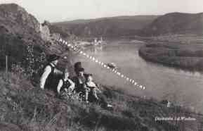 Bild einer Postkarte aus Dürnstein