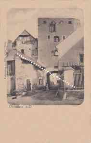 Bild einer Postkarte aus Dürnstein