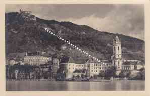 Bild einer Postkarte aus Dürnstein