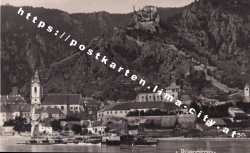 Bild einer Postkarte aus Dürnstein