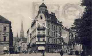 Bild einer Postkarte aus Linz