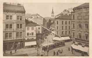 Bild einer Postkarte aus Linz